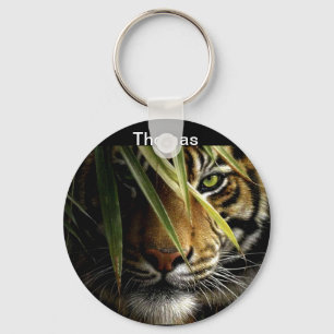 Tiger-Gesichts-Tier-Schlüsselanhänger Schlüsselanhänger
