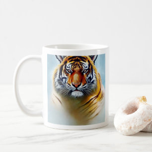 Tiger-Gesichtsmalerei - beeindruckende Artenvielfa Kaffeetasse