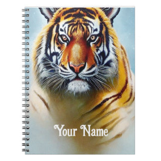 Tiger-Gesichtsmalerei - beeindruckende Artenvielfa Notizblock