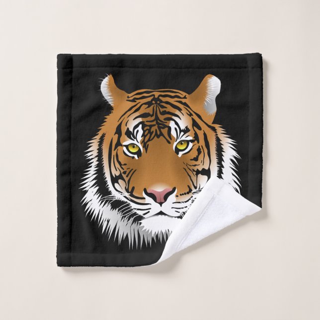 Tiger-Gesichtswaschlappen Waschlappen (Waschlappen)