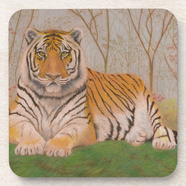 Tiger Getränkeuntersetzer (Vorderseite)