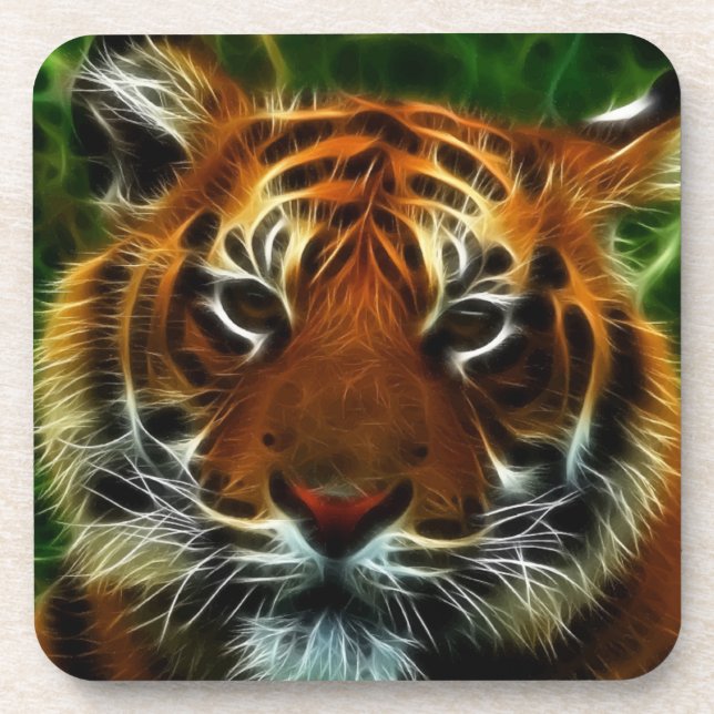 TIGER GETRÄNKEUNTERSETZER (Vorderseite)