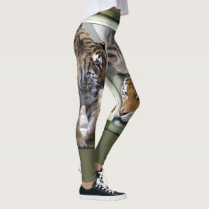 Tiger Giraffe Zebra Print Leggings