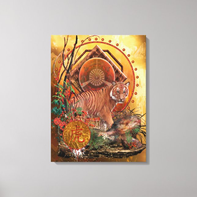 TIGER GLORY Malayan Tiger Leinwanddruck (Vorderseite)