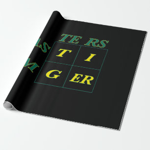 Tiger Goat Woods Masters Geschenkpapier