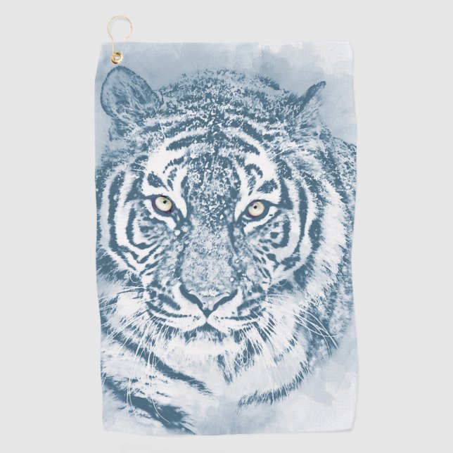 Tiger Golfhandtuch (Vorderseite)