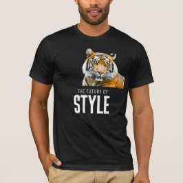 Tiger Graphic“The Future of Style” T-Shirt