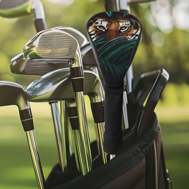 Tiger Green Jungle Blätter Golf Headcover (Von Creator hochgeladen)