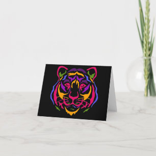Tiger Greeting Card Karte
