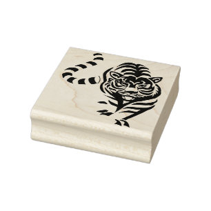 Tiger Gummistempel