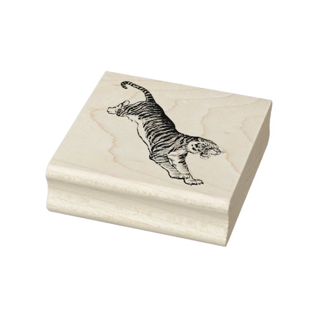 Tiger Gummistempel (Stempel)