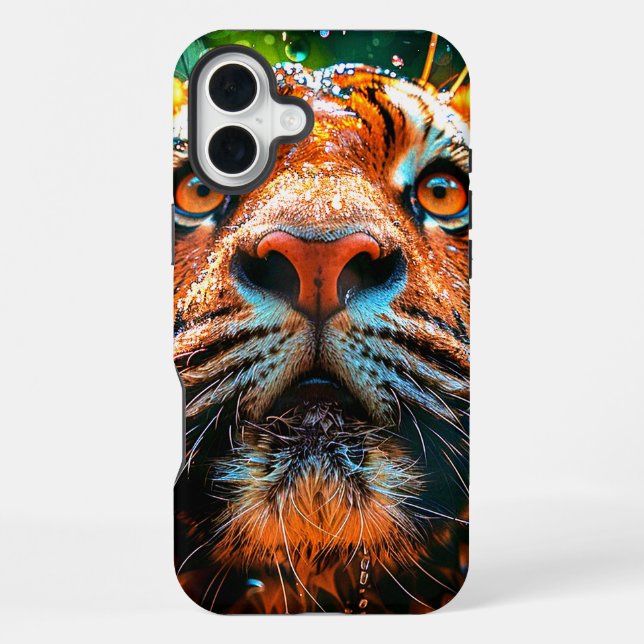 Tiger-Handyhülle iPhone 16 Plus Hülle (Rückseite)