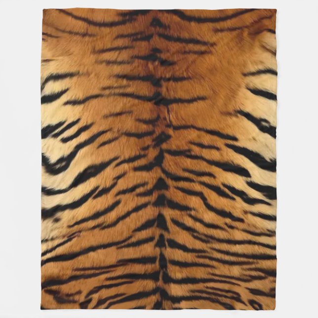 TIGER HAUT FLEECEDECKE (Vorderseite)