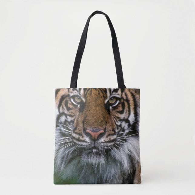 Tiger Head and Face Tasche (Vorderseite)