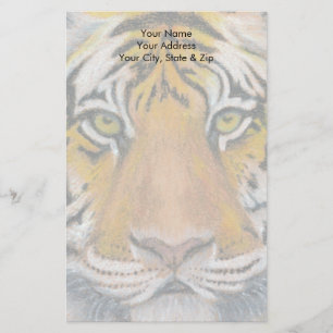 Tiger Head Briefpapier