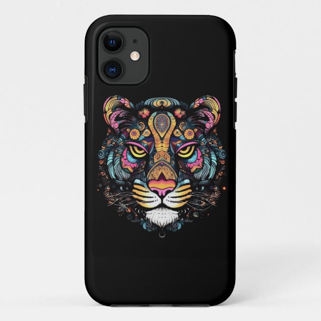 Tiger Head Case-Mate iPhone Hülle (Rückseite)