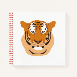Tiger Head Notizbuch
