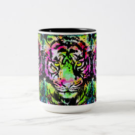 Tiger Head Portrait - Tiger Coffee Tasse
