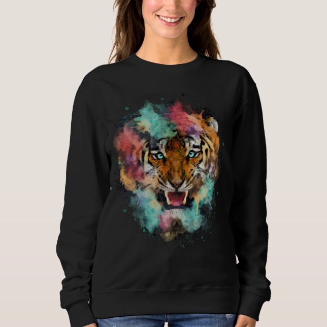 Tiger Head Sweatshirt (Vorderseite)