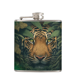 Tiger hiding in Foliage               Flachmann