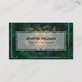 Tiger hiding in Foliage               Visitenkarte