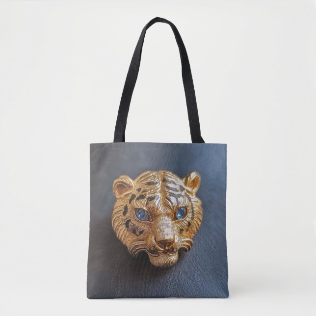 Tiger-Hutfeder-Anhänger tot Tasche (Vorderseite)