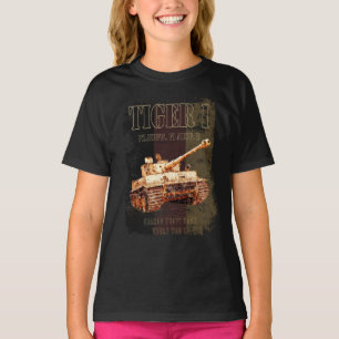 Tiger I - Deutscher Hochtank WWII mit deutscher Fl T-Shirt