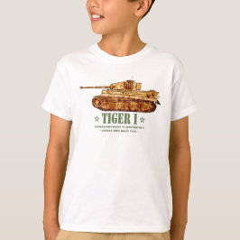 Tiger I. Weltkrieg Zweiter deutscher Panzer T-Shirt