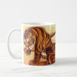 Tiger Illustration von Ito Jakuchu Kaffeetasse