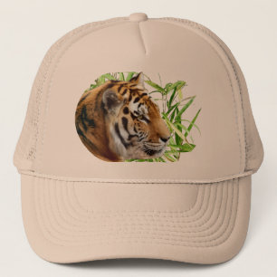 TIGER IM BAMBUS TRUCKERKAPPE