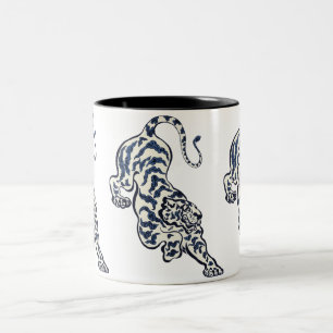 (Tiger im Dschungel) (1893) von Paul Ranson. Zweifarbige Tasse