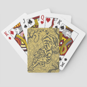 Tiger im Dschungel (Wild Animal) (von Paul Ranson) Spielkarten
