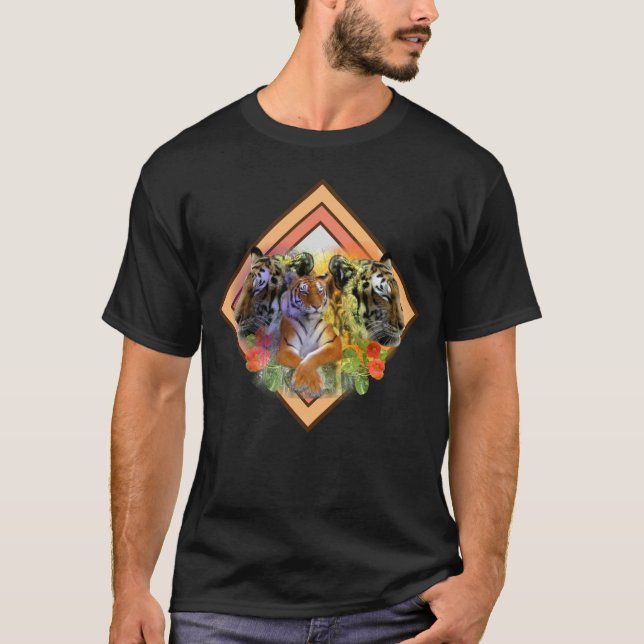 Tiger im Henry Doorly Zoo All-Over-Print-T - Shirt (Vorderseite)