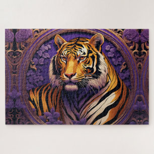 Tiger im lila