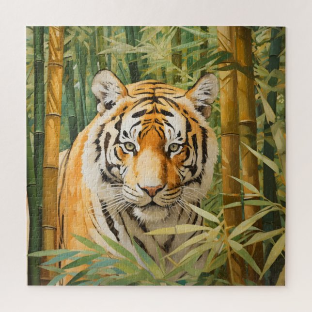 Tiger im Wald (Vertikal)