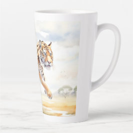 Tiger in Aktion 2 Milchtasse