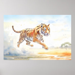 Tiger in Aktion 3 Poster