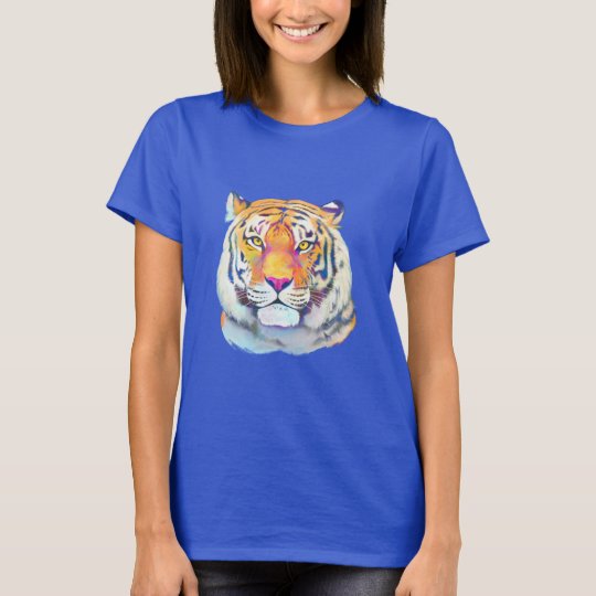 Tiger in den Farben T-Shirt