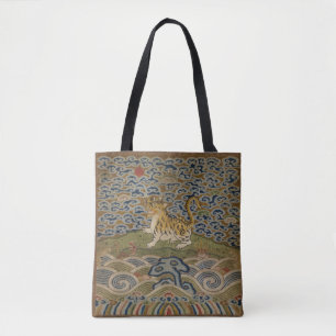 Tiger in den Wolken der Qing-Dynastie Tasche
