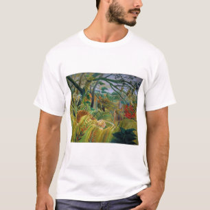 Tiger in einem tropischen Sturm, Rousseau T-Shirt