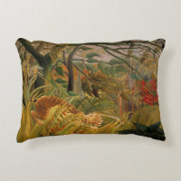 Tiger in einem tropischen Sturm von Henri Rousseau