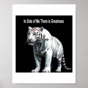 Tiger - In mir steckt Größe Aufkleber  Poster