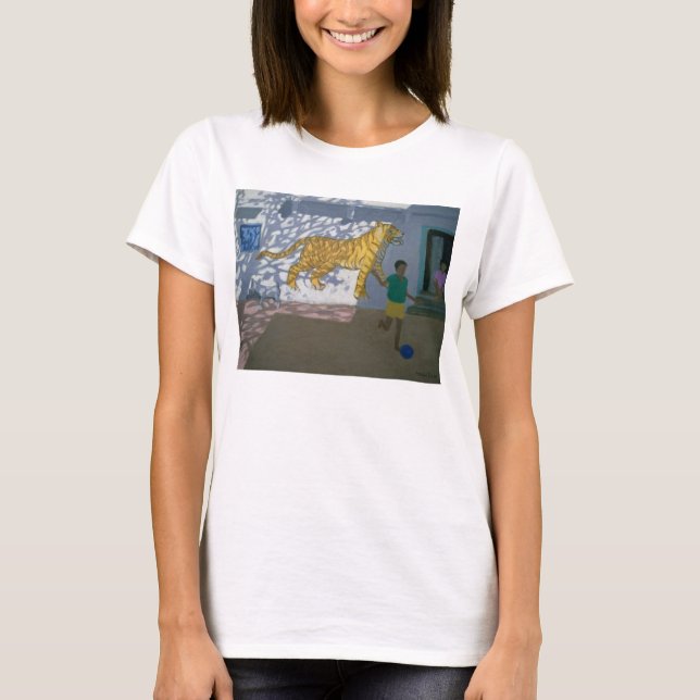 Tiger Indien T-Shirt (Vorderseite)