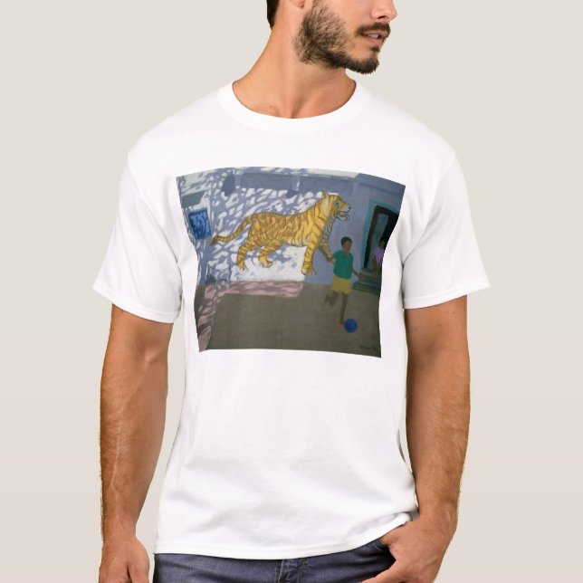 Tiger Indien T-Shirt (Vorderseite)