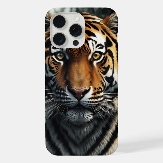 Tiger iPhone 15 Pro Max Hülle (Rückseite)