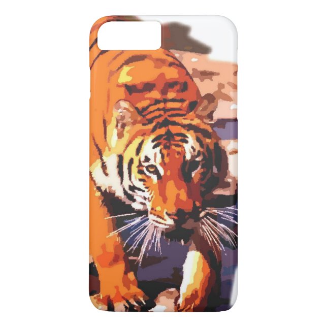 Tiger iPhone 7 Plus Fall Case-Mate iPhone Hülle (Rückseite)