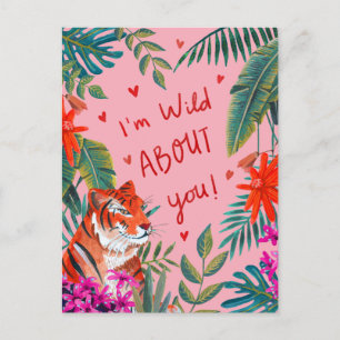 Tiger Je suis fou de toi carte de la Saint Valenti