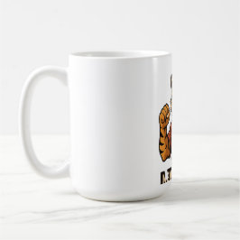 Tiger Kampfsport - Gib niemals auf motivierend  Kaffeetasse