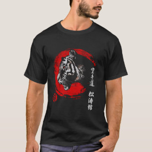 Tiger Karate Symbol shotokan Dojo Ausbildung Kanji T-Shirt