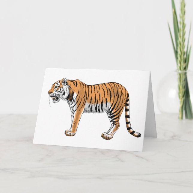 Tiger Karte (Vorderseite)